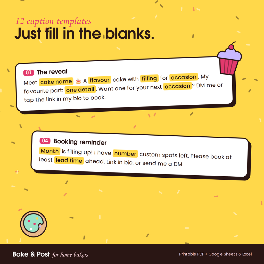 Bake & Post: Social Media Planner for Home Bakers