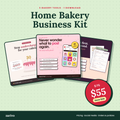 Home Bakery Business Kit: All 3 Planners & Templates